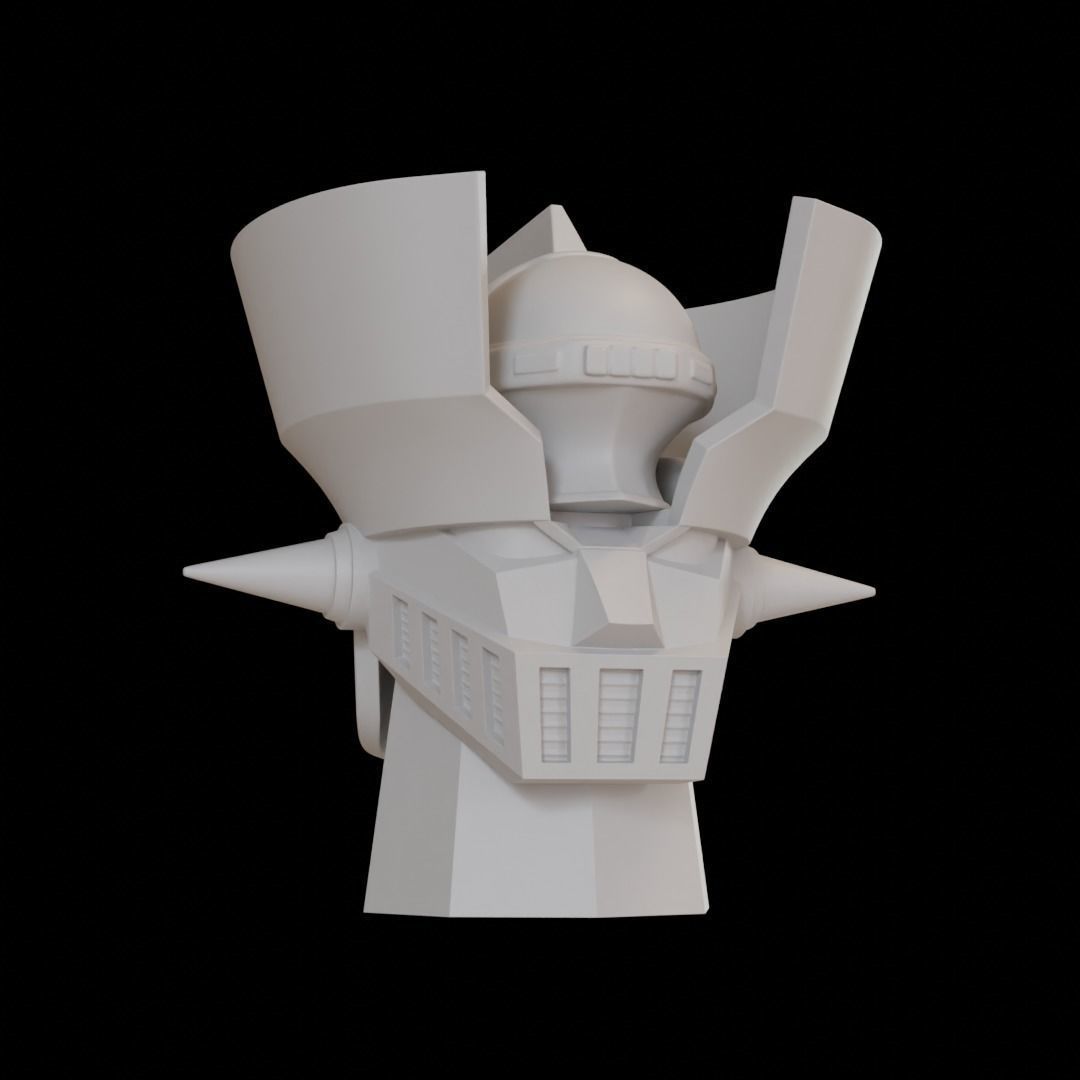 Mazinger Z Head  3D print model_2