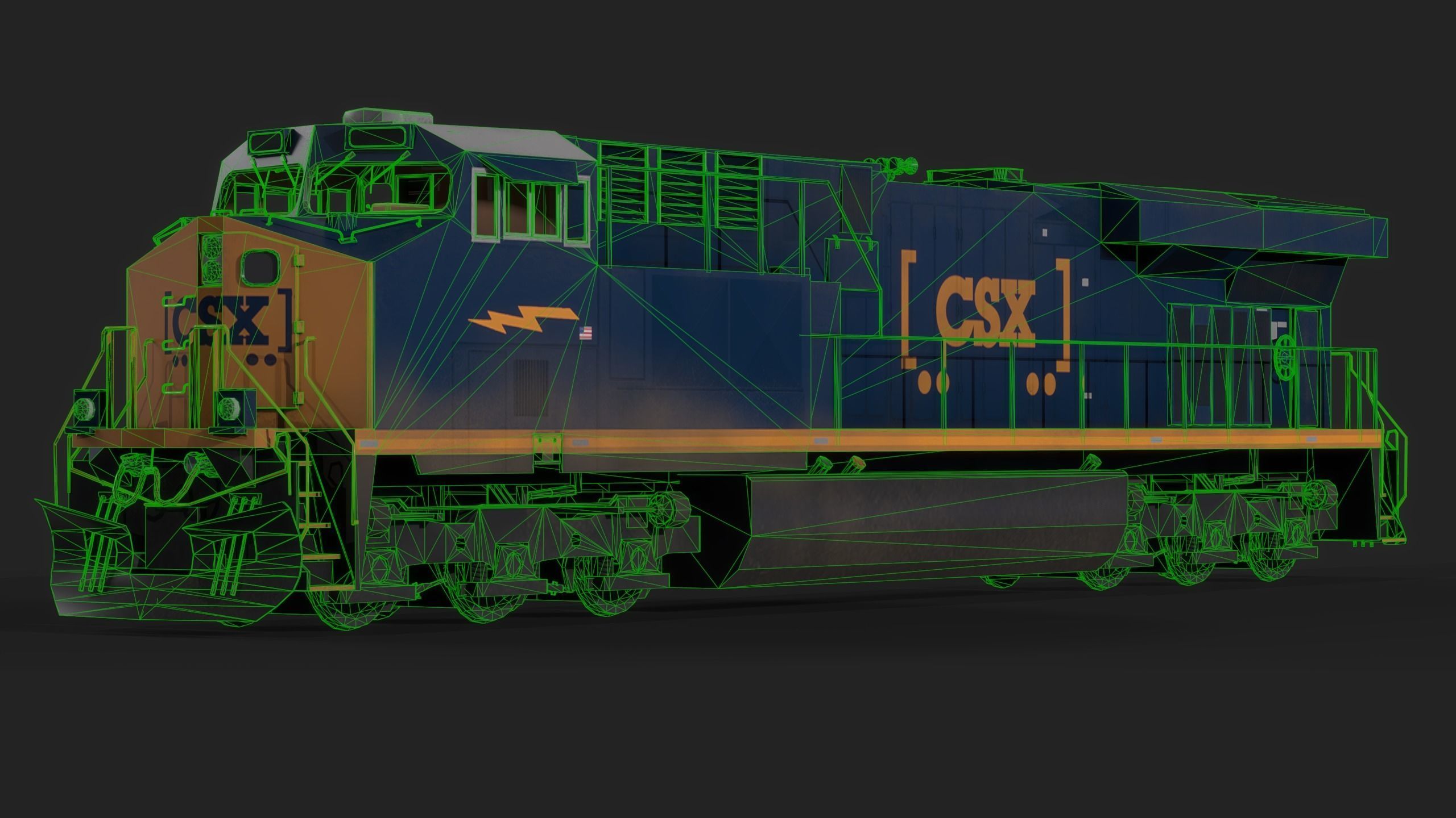 ES44AC Free low-poly 3D model_5