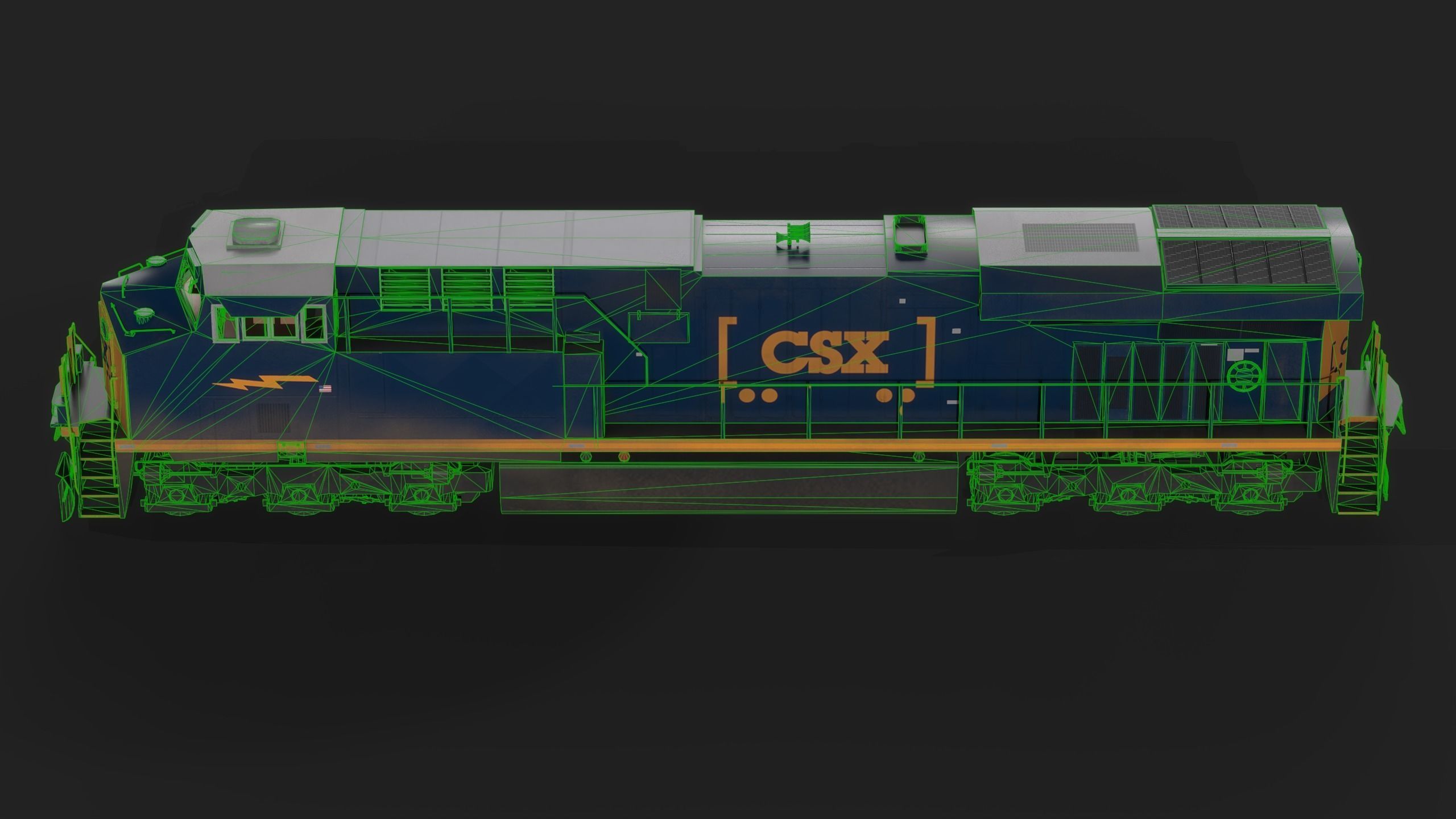 ES44AC Free low-poly 3D model_7