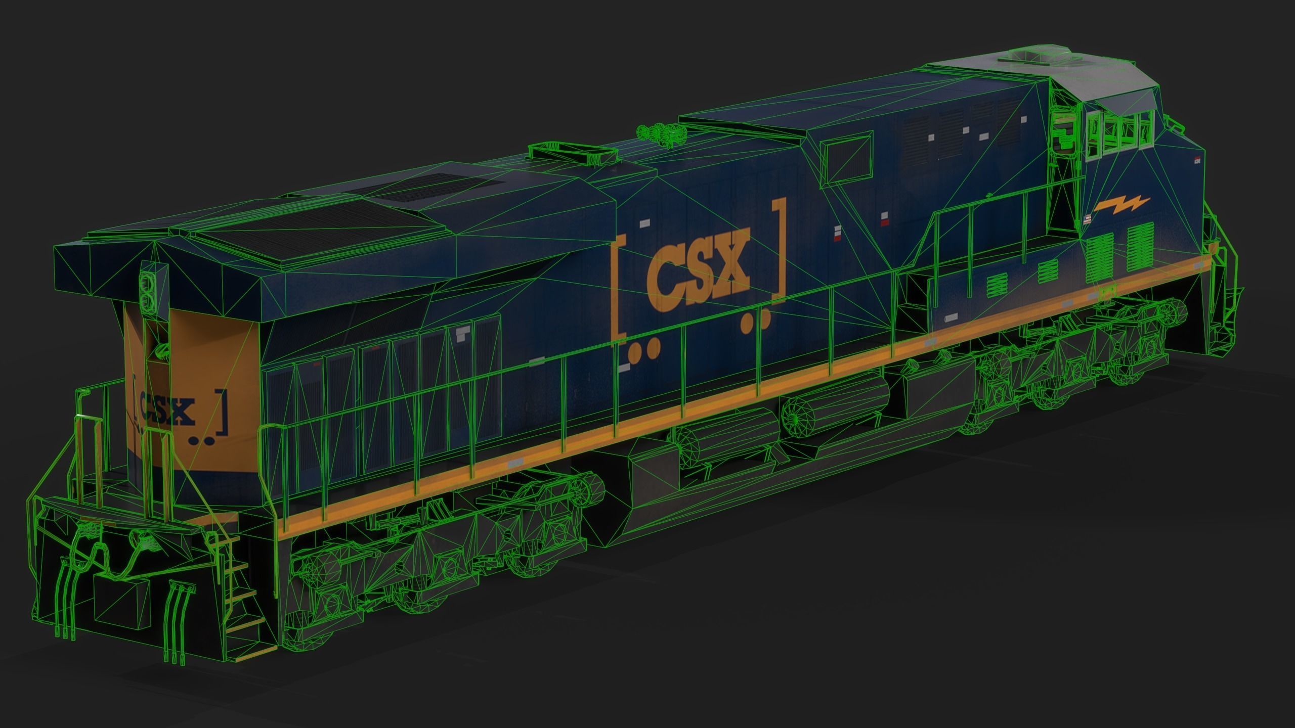 ES44AC Free low-poly 3D model_6