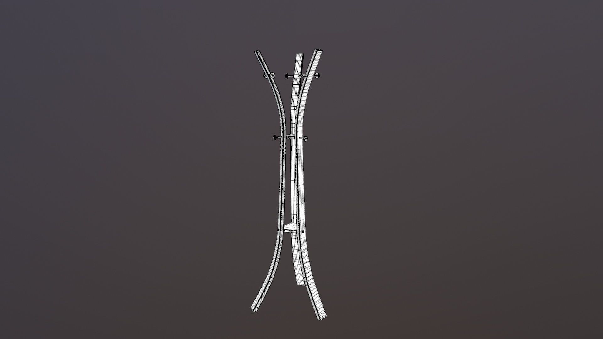 Coat Hanger 3D model_9