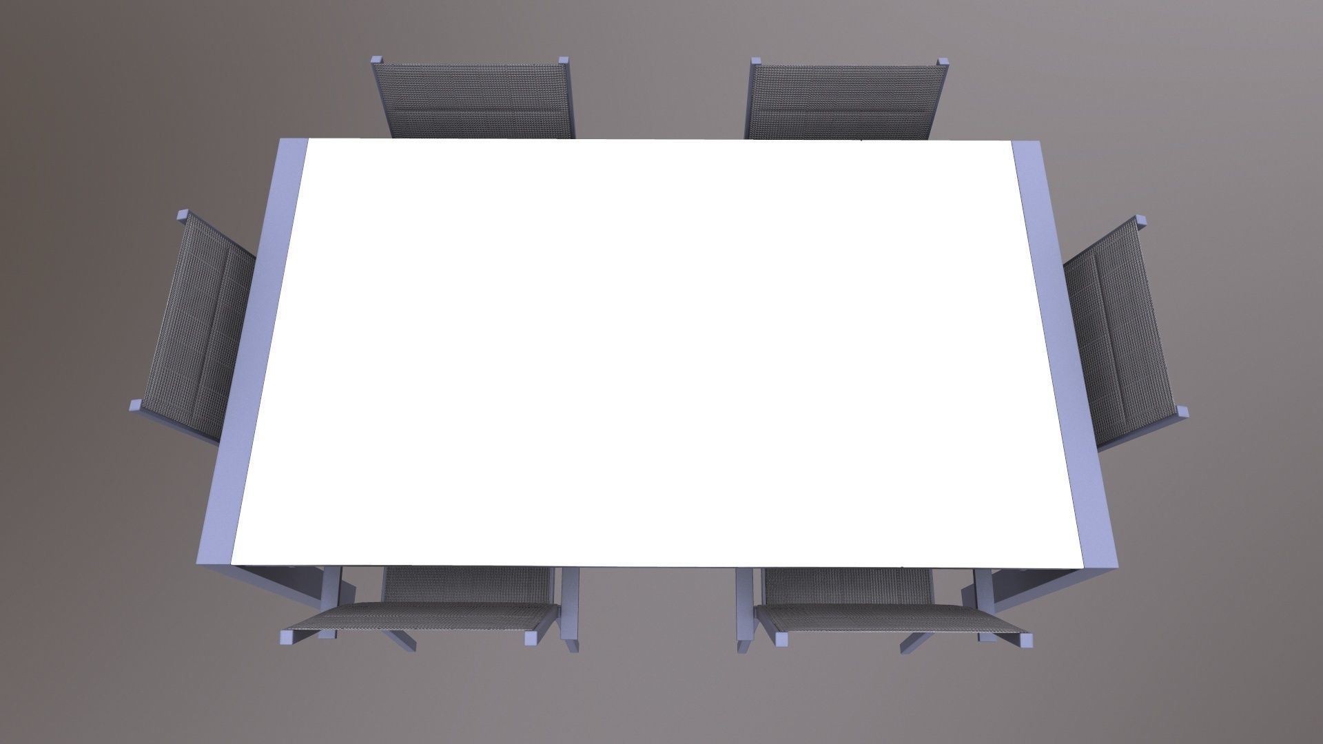 Dining Set 3D model_5