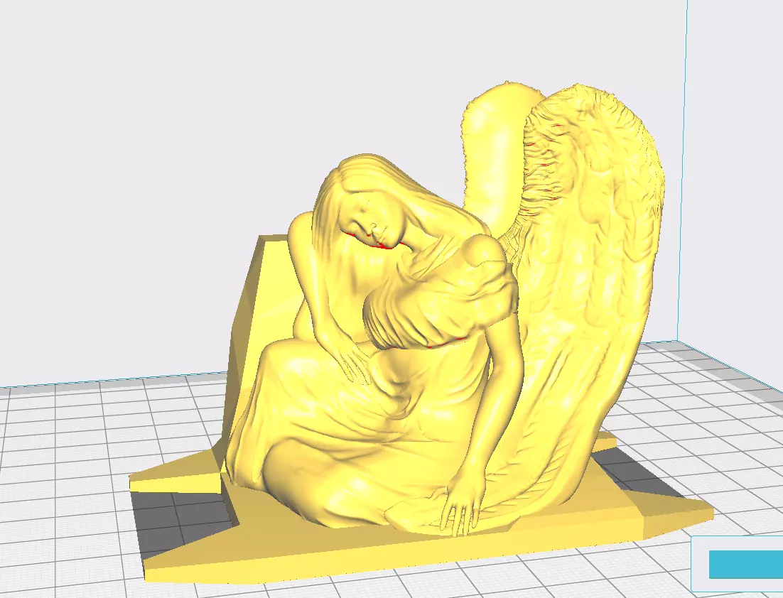 funeral angell for 3D-print Free 3D print model_0