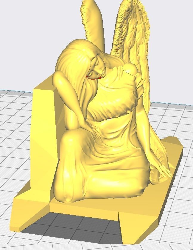 funeral angell for 3D-print Free 3D print model_1