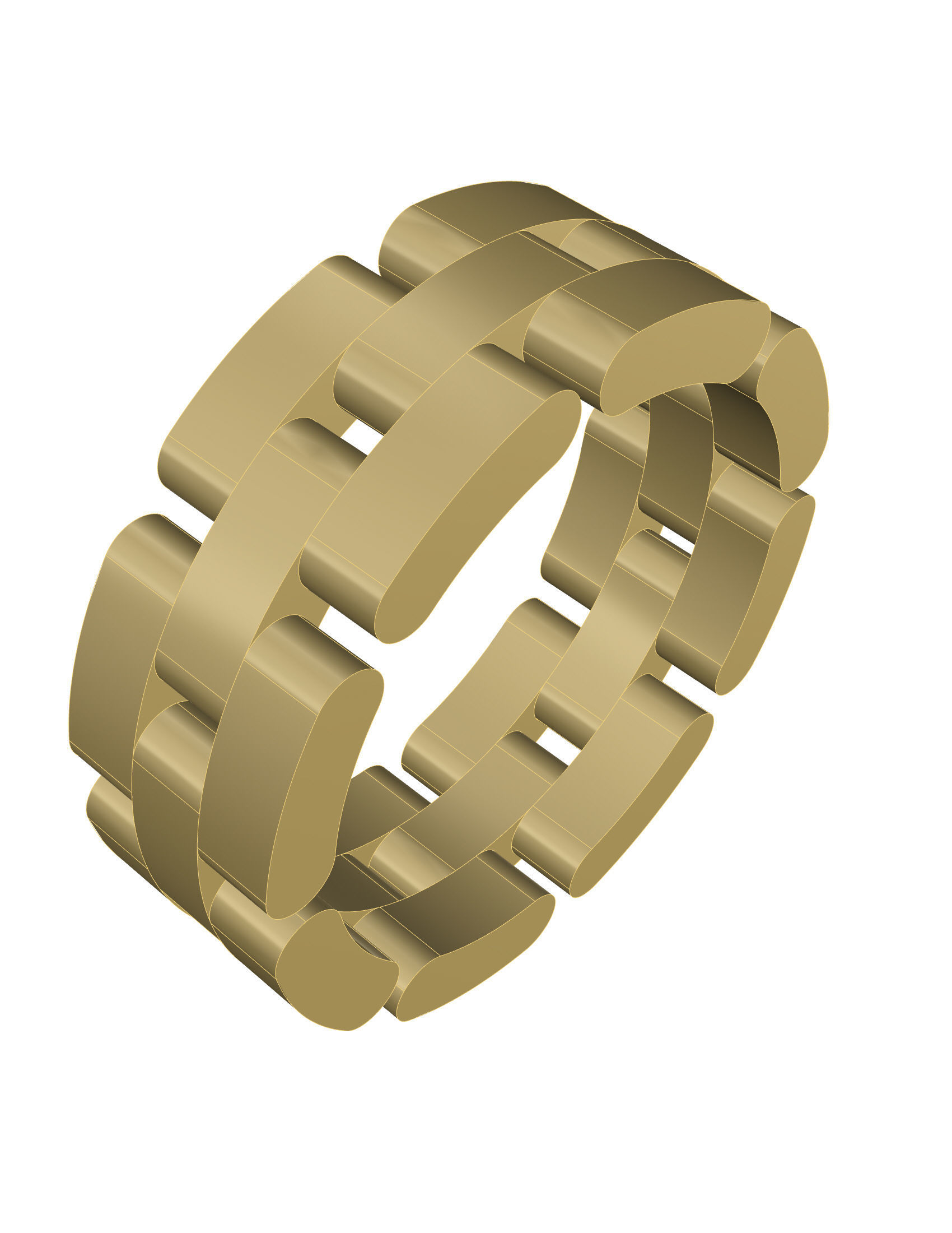 Wedding Band 3D print model_13