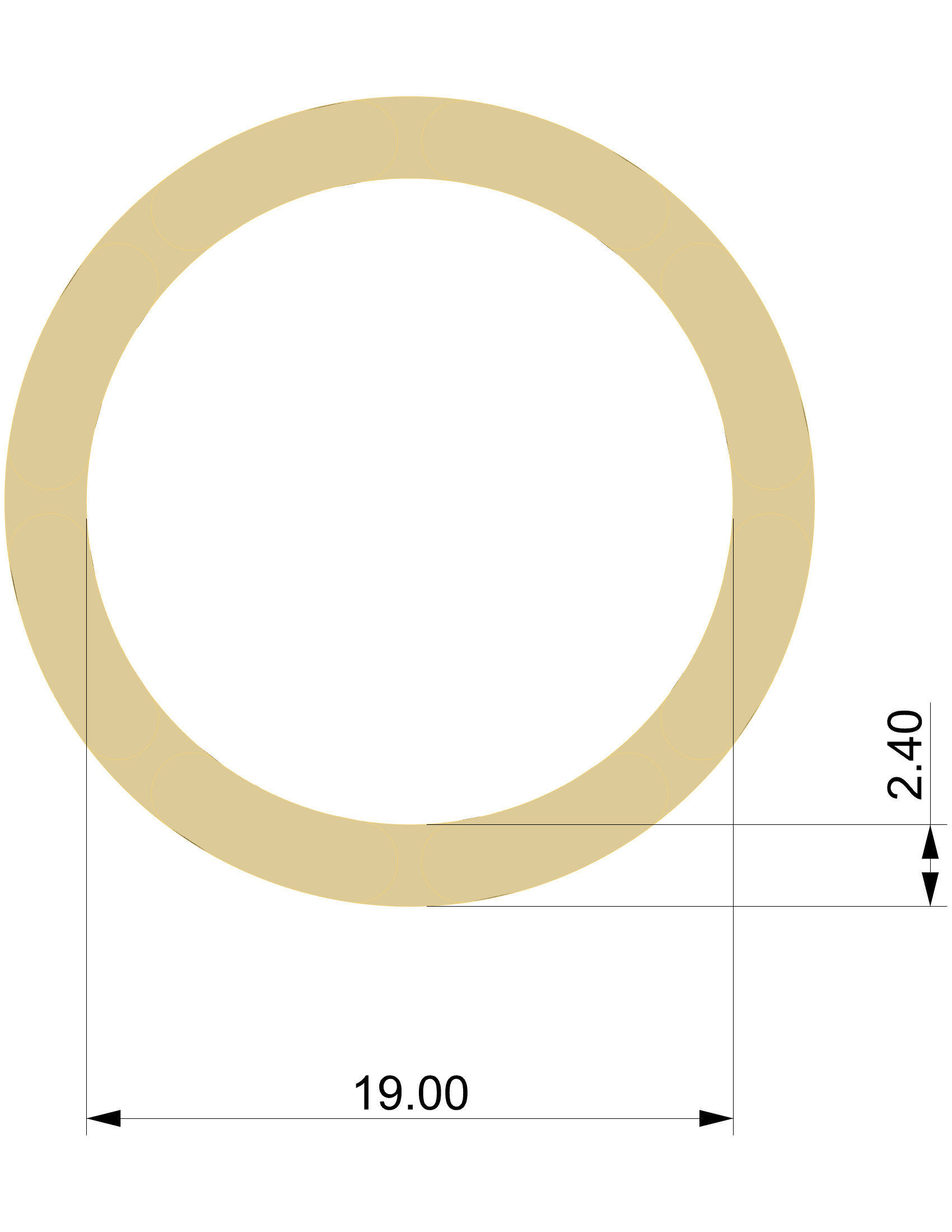 Wedding Band 3D print model_4