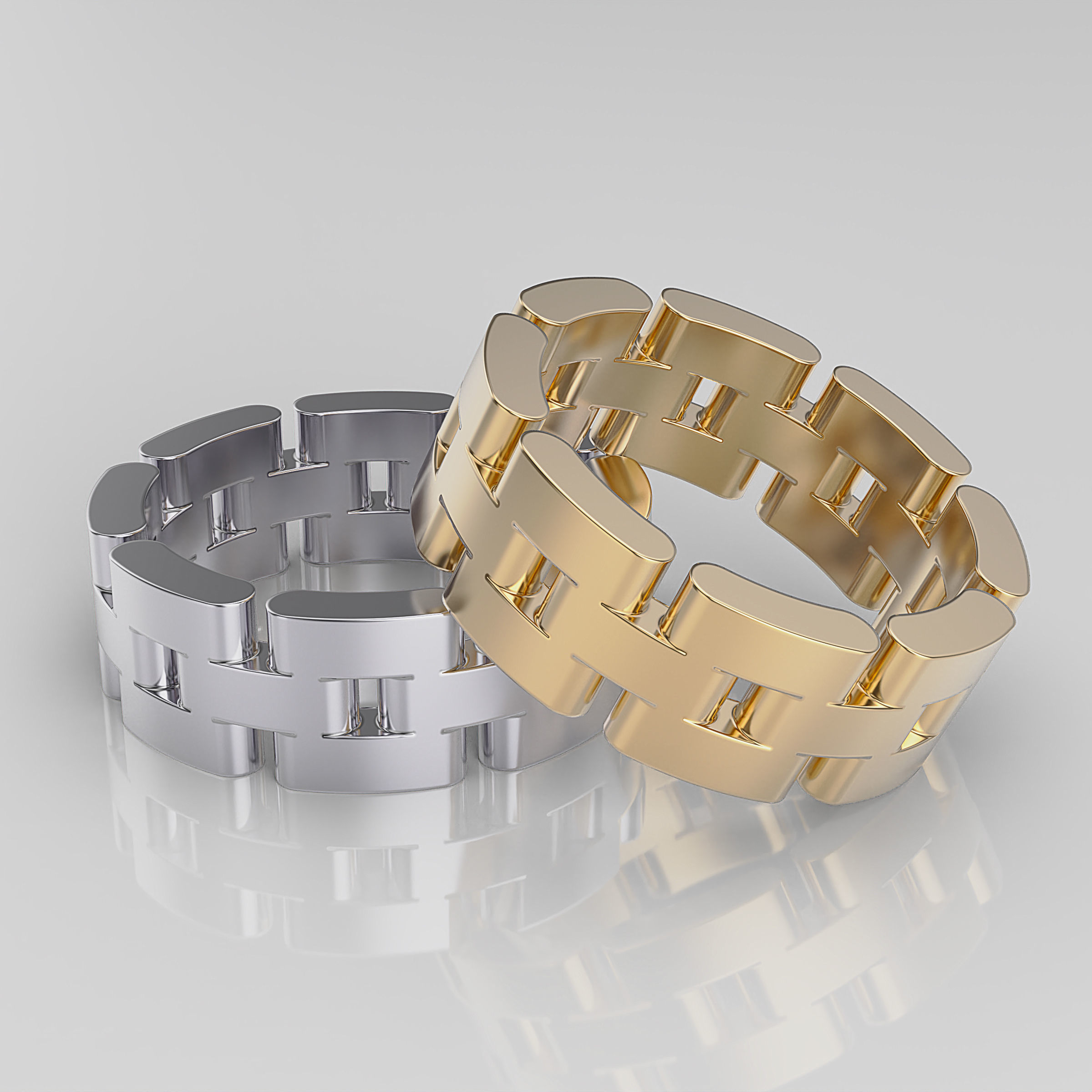 Wedding Band 3D print model_1