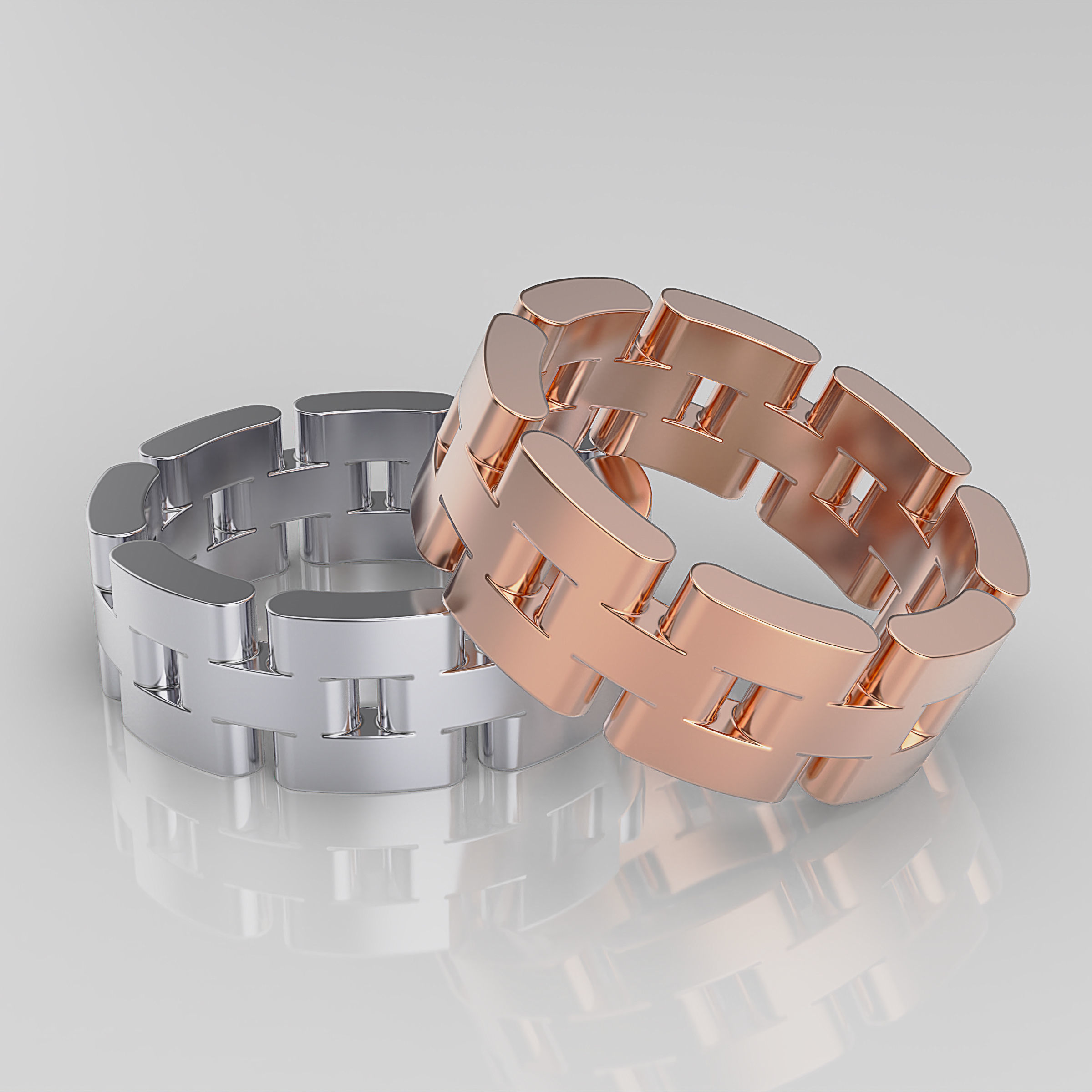 Wedding Band 3D print model_7