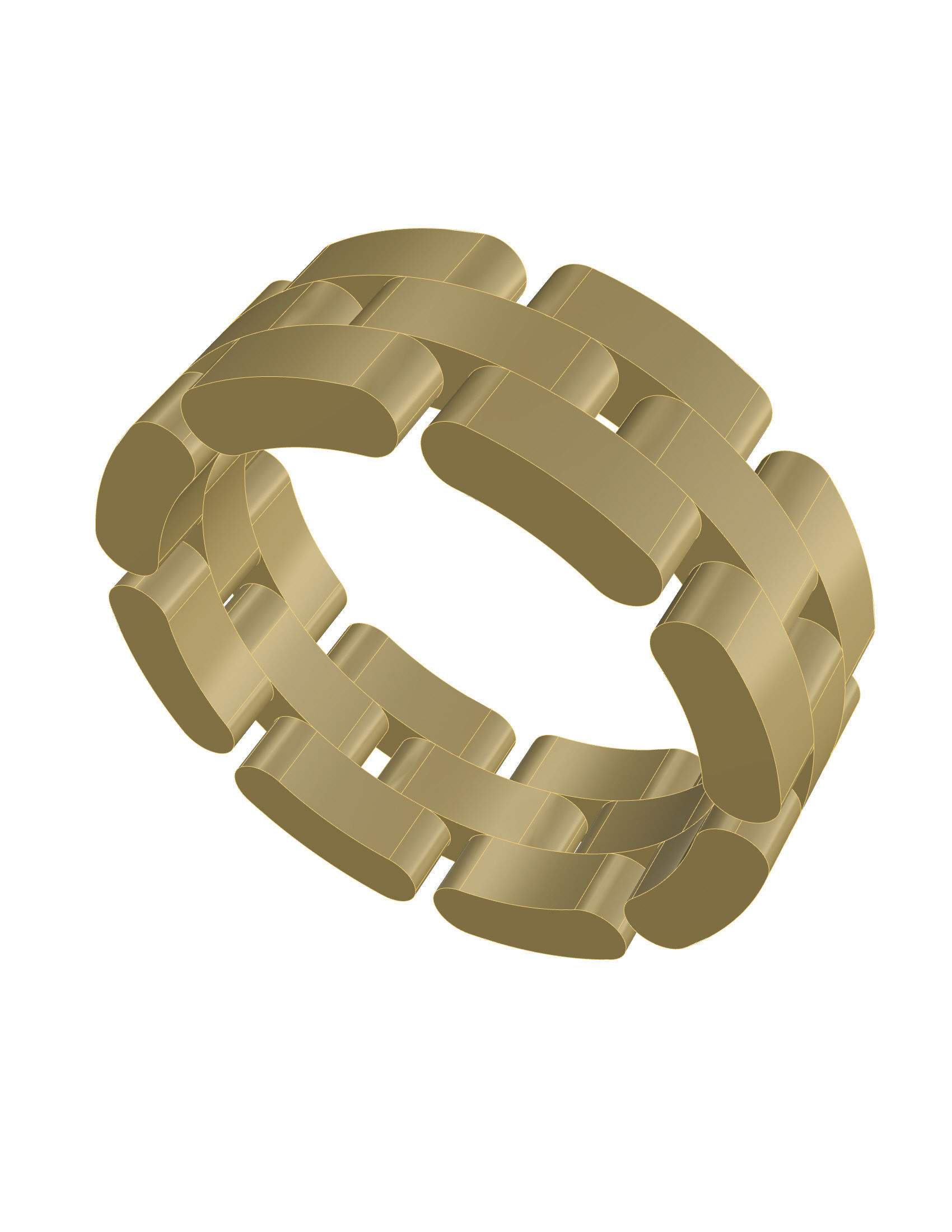Wedding Band 3D print model_26