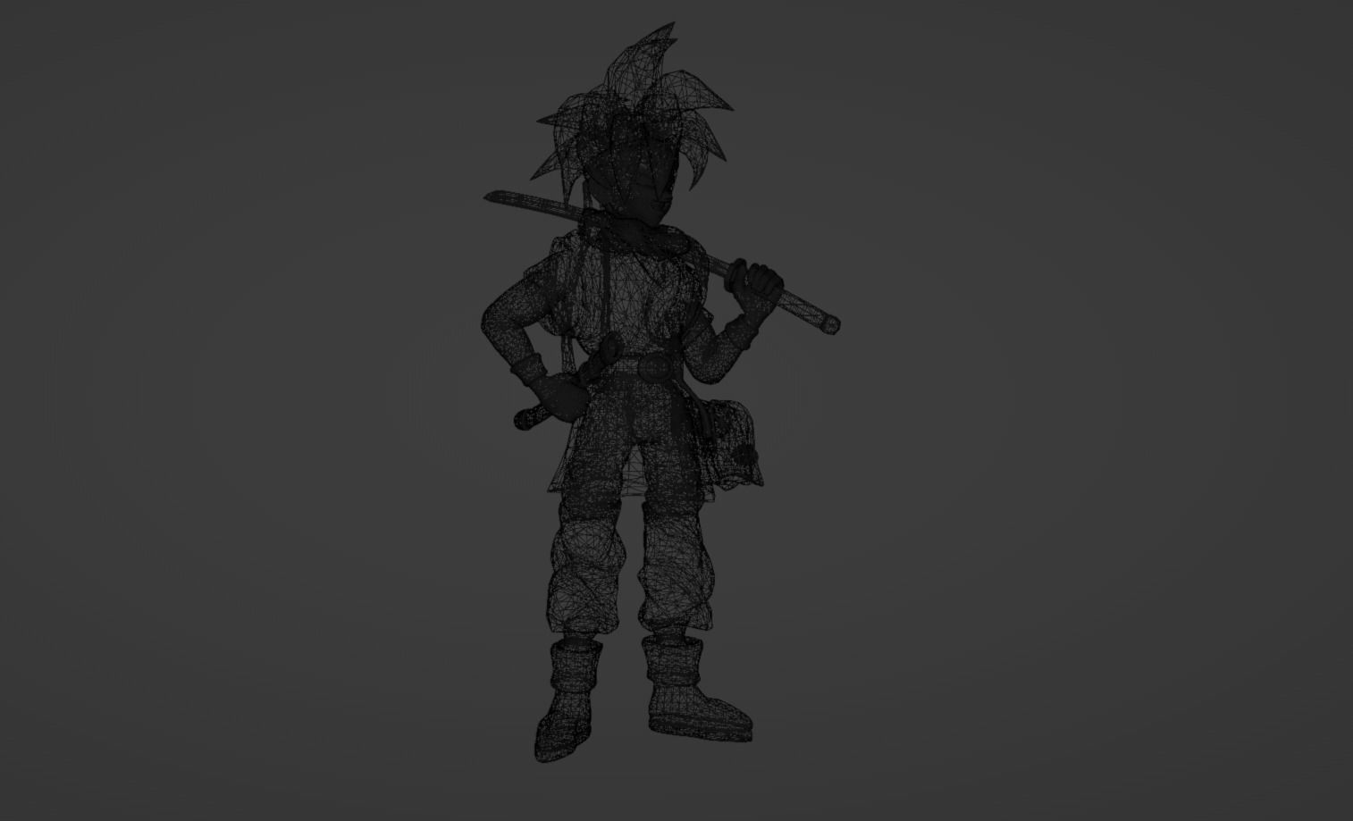 Anime Character - Crono 3D model_18