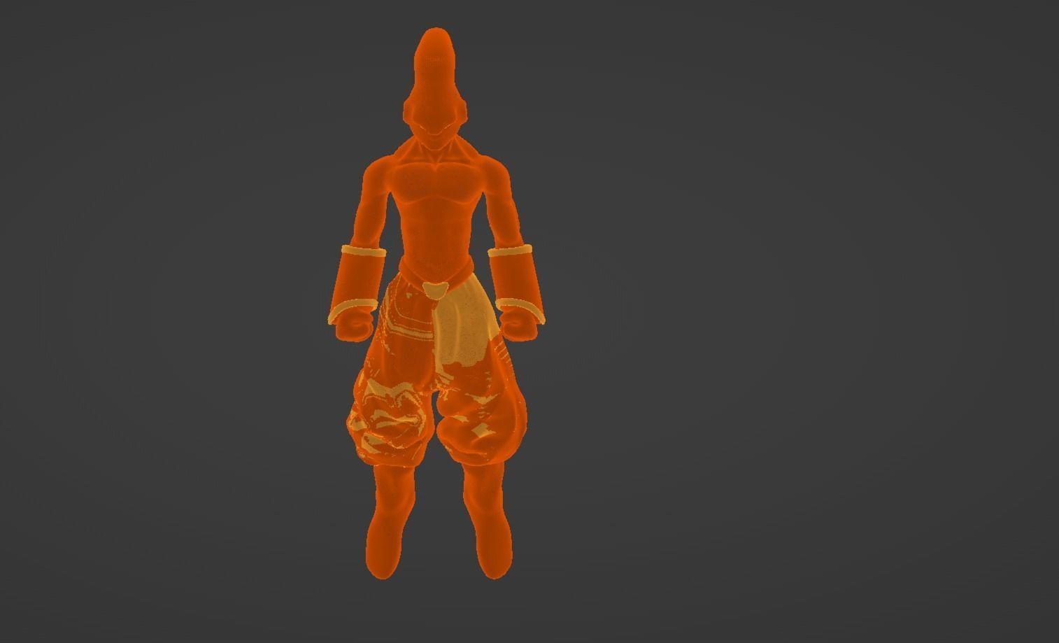 Anime Character - DBZ Majiin Buu 3D model_15