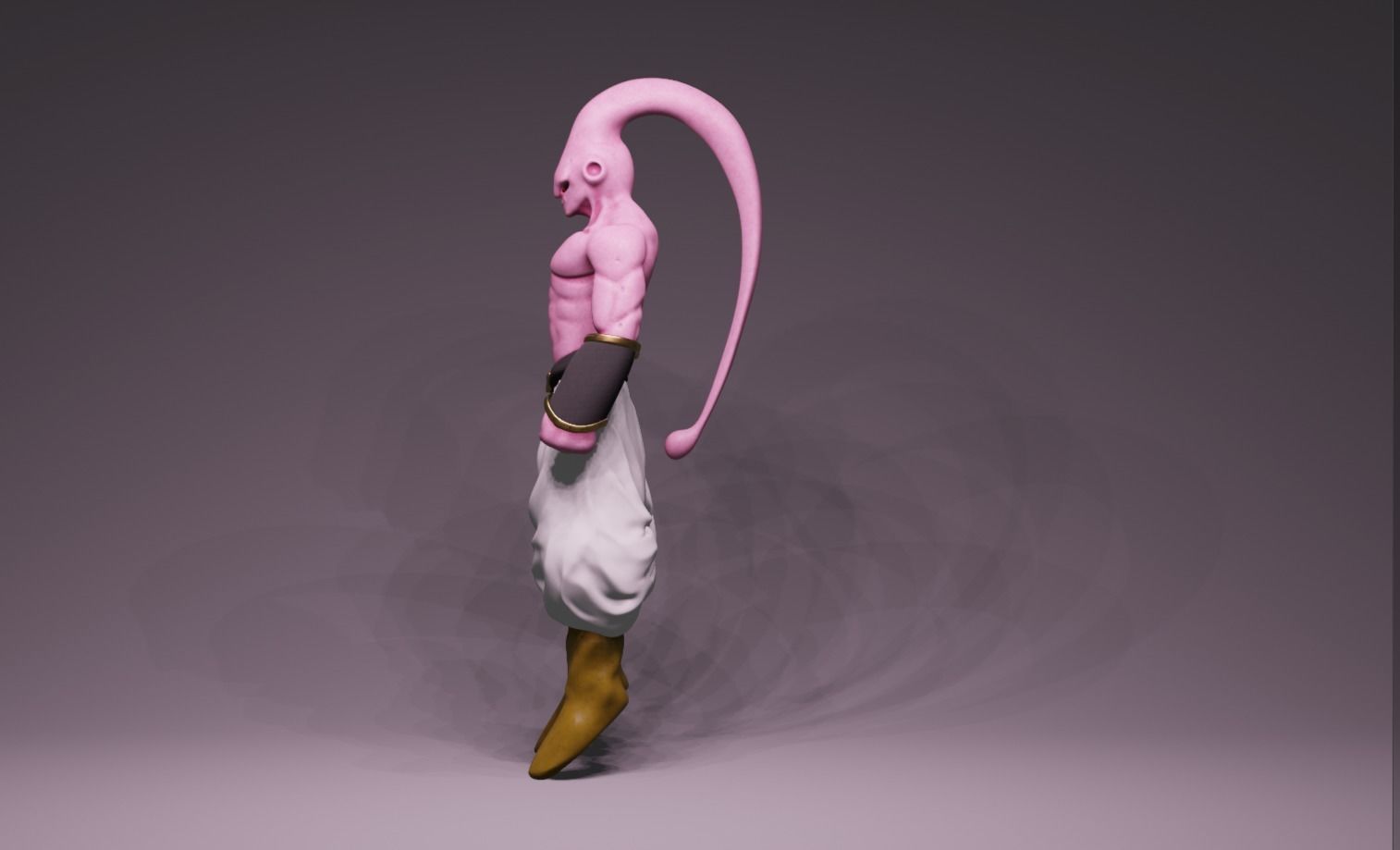 Anime Character - DBZ Majiin Buu 3D model_6