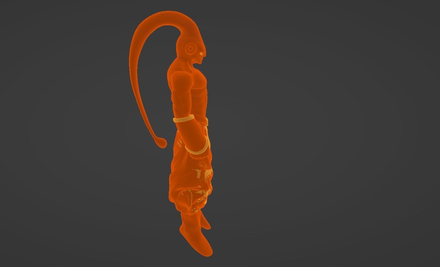 Anime Character - DBZ Majiin Buu 3D model_14