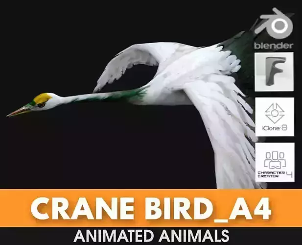 Crane Bird A4