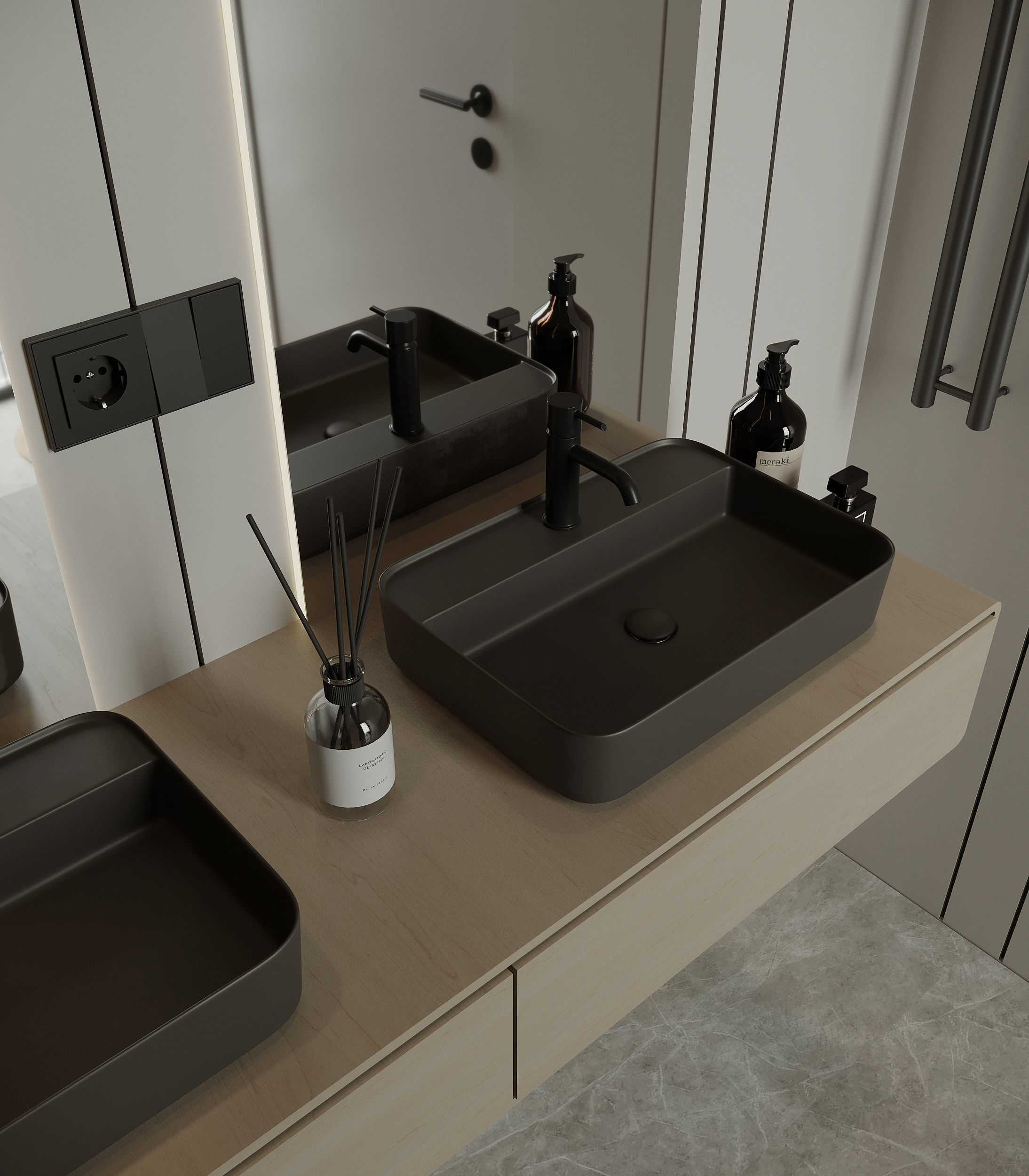 Bathroom001 3D model_4