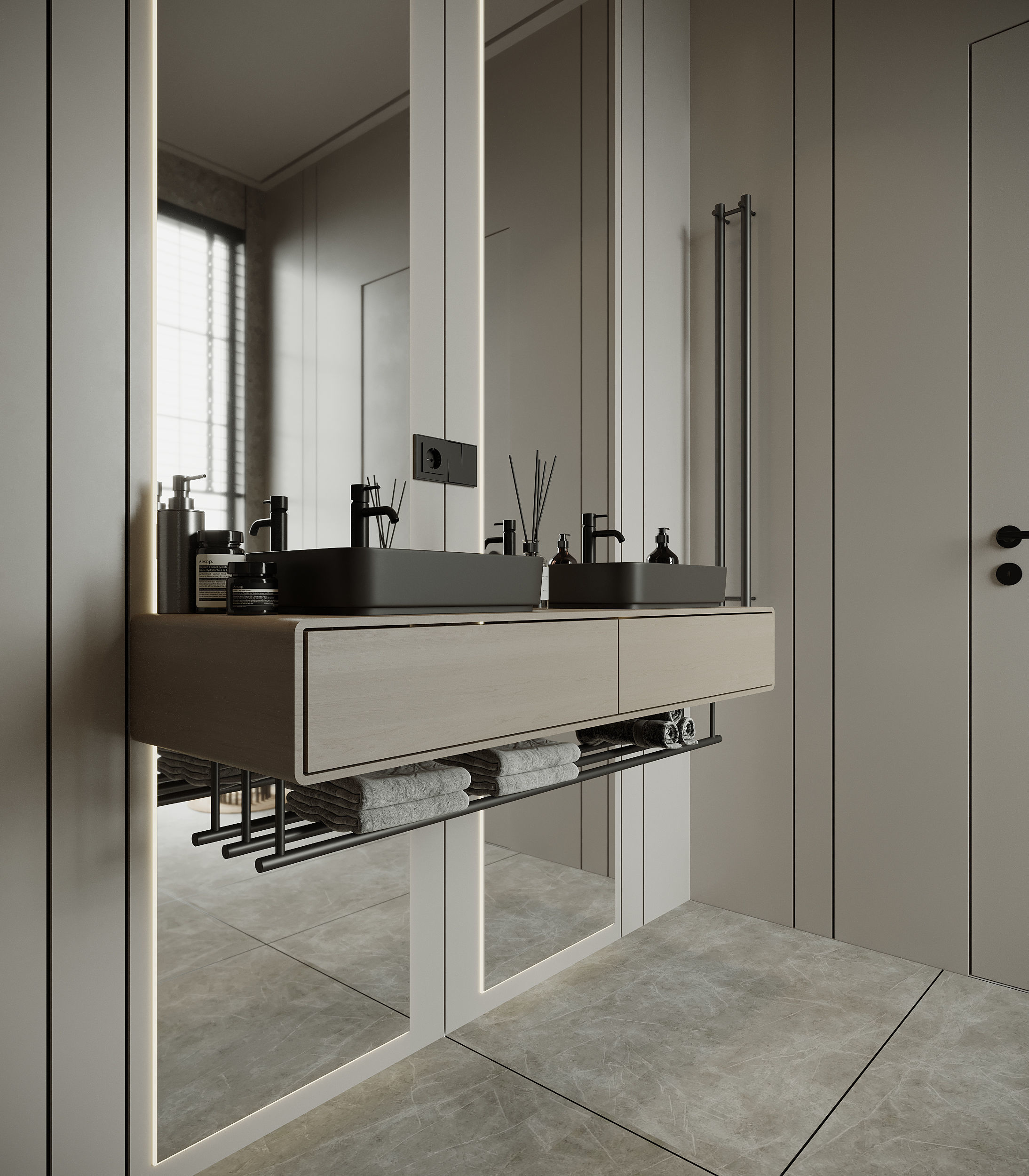 Bathroom001 3D model_8