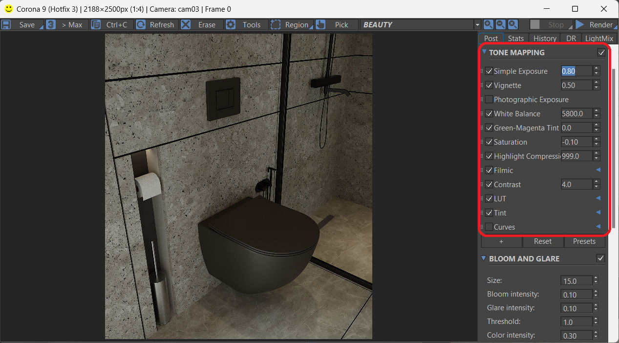 Bathroom001 3D model_12
