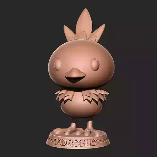 Torchic - Pokemon 3D print model