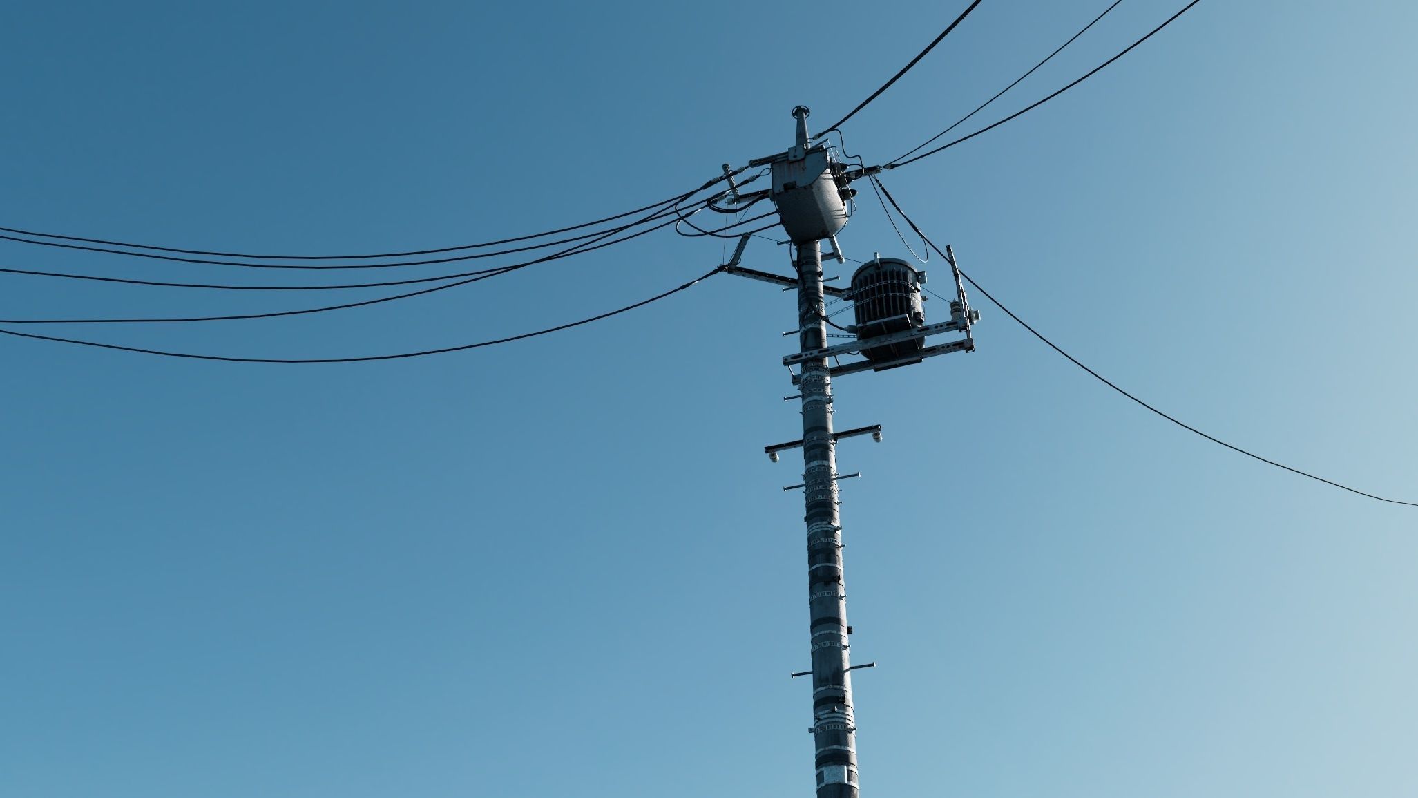 Japan Electric Pole 3D model_7