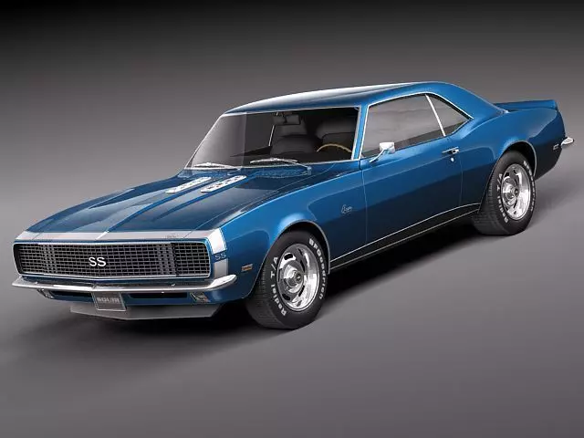 Chevrolet Camaro 1967 SS RS 3D model_0