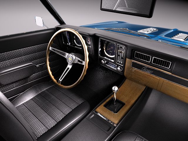 Chevrolet Camaro 1967 SS RS 3D model_8