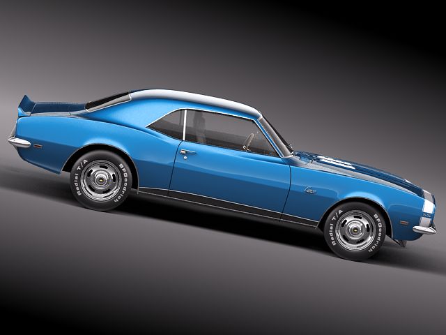 Chevrolet Camaro 1967 SS RS 3D model_6