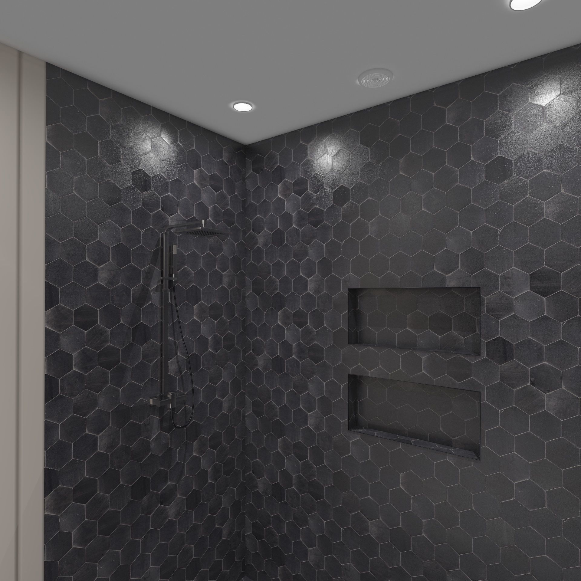Modern Small Bathroom 3D model_4