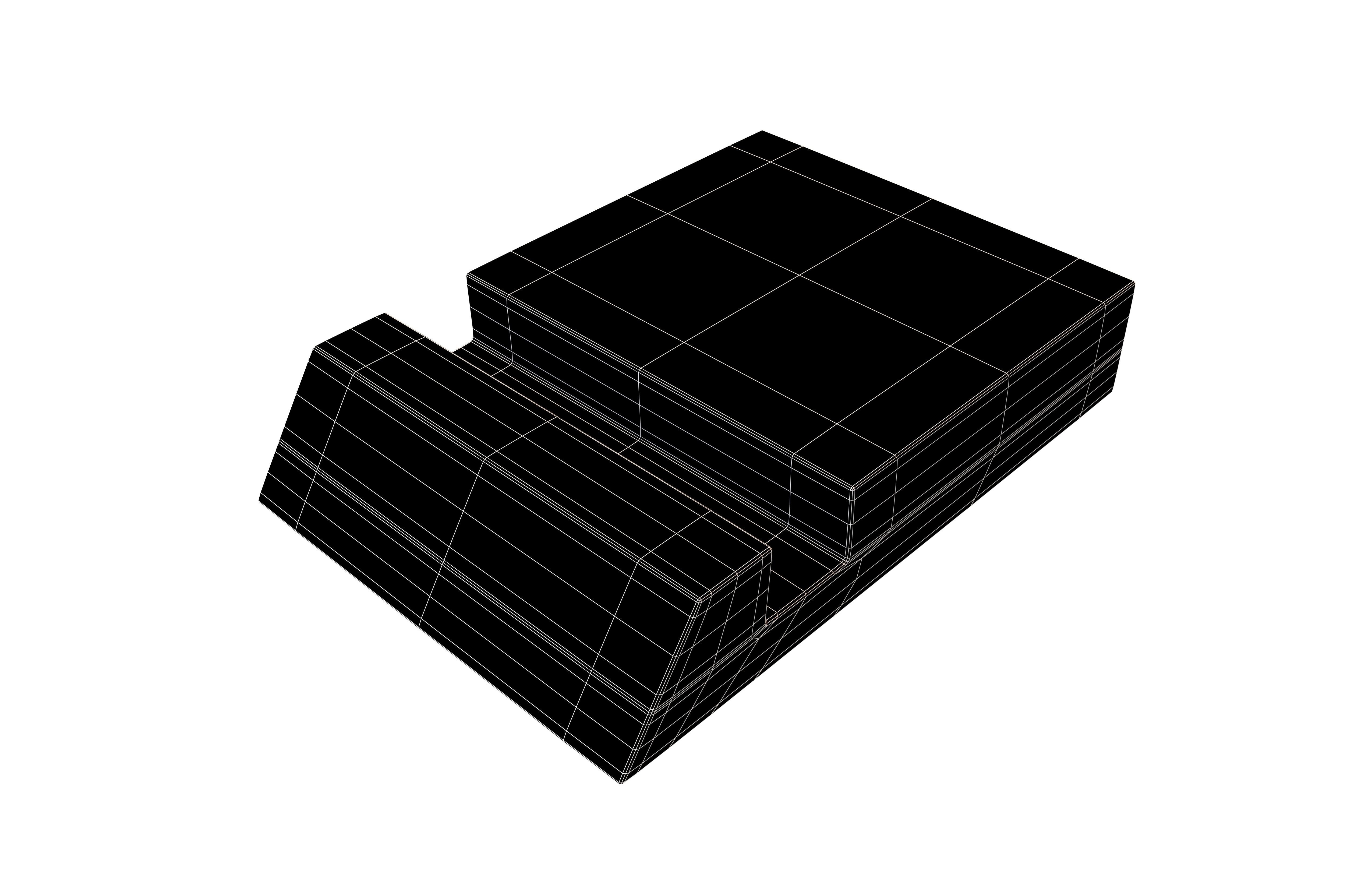 Mobile Phone Holder V1 002 Low-poly 3D model_6