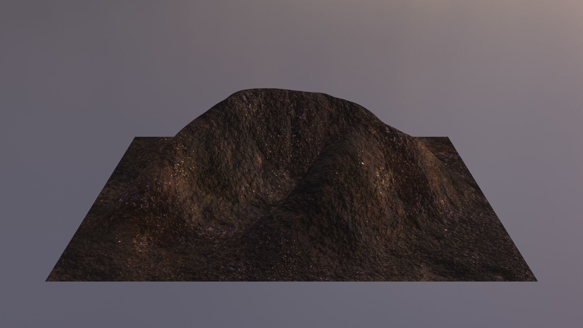 Aerial Grassy and Rocky Mountain 6 Free 3D model_2