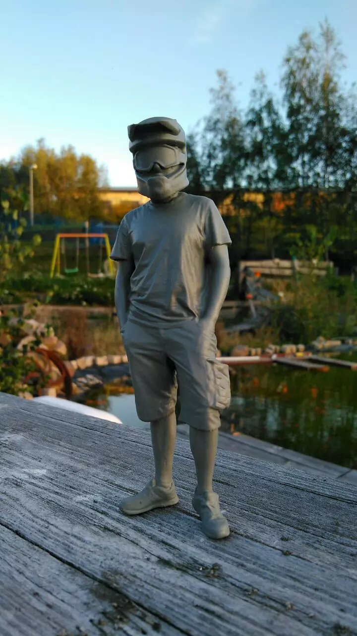 figure Louis for model building model railway diorama 3D print model_0