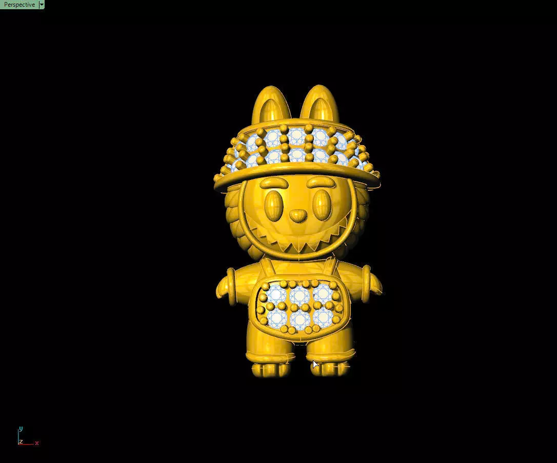 Bind Pox Labubu 3D print model