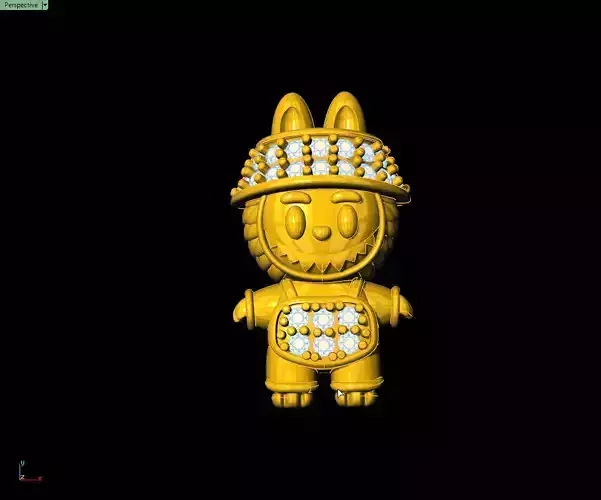 Bind Pox Labubu 3D print model