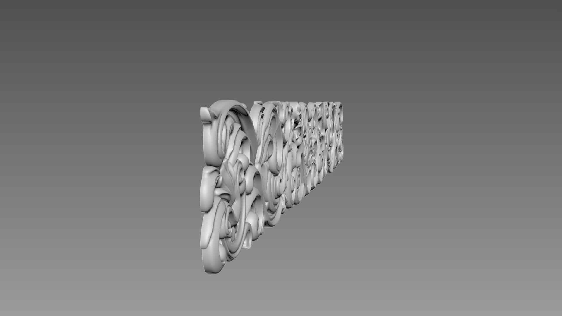 Ornament for furniture 3D model_3