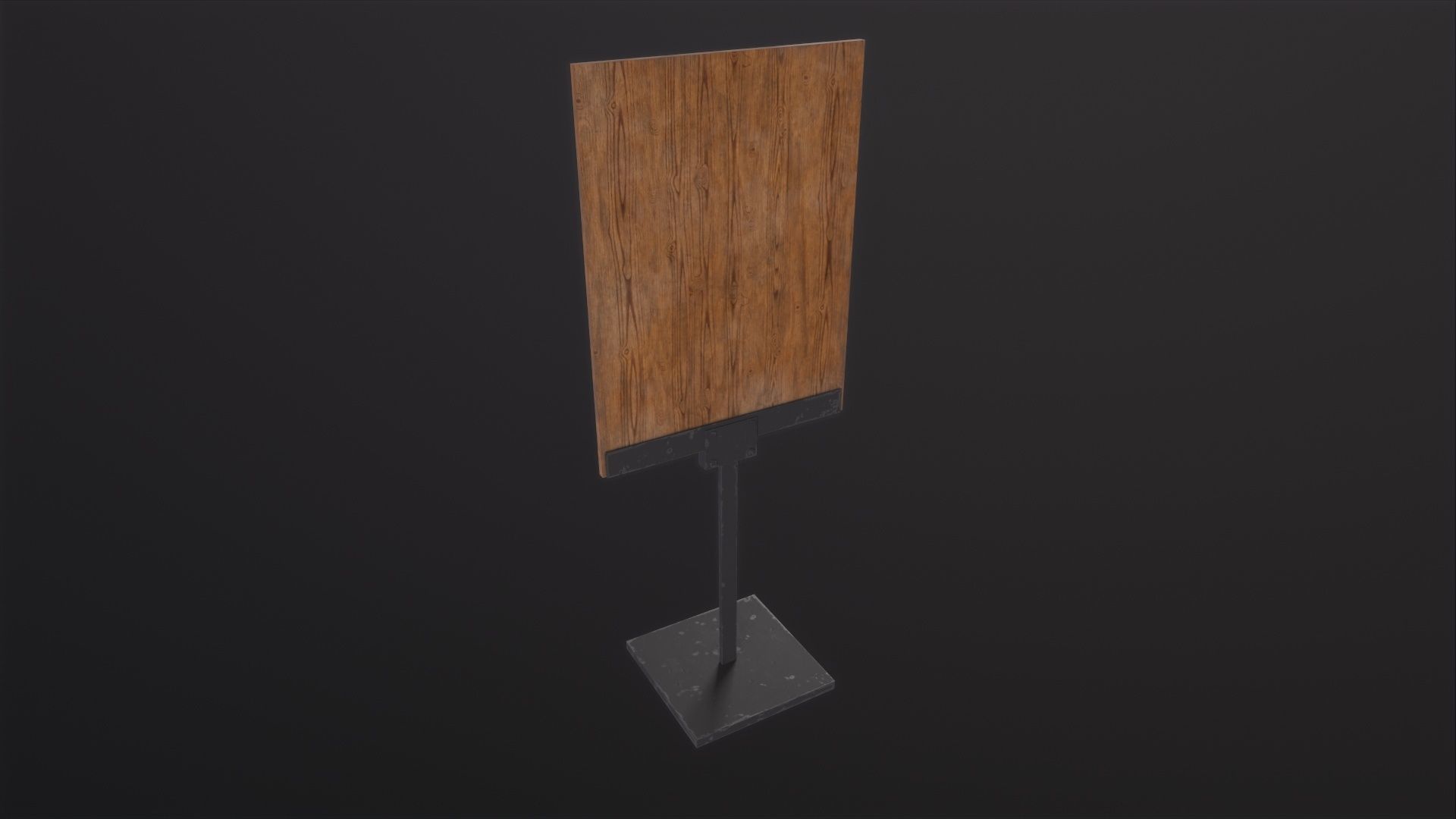 Falling Target 3D Model Low-poly 3D model_6