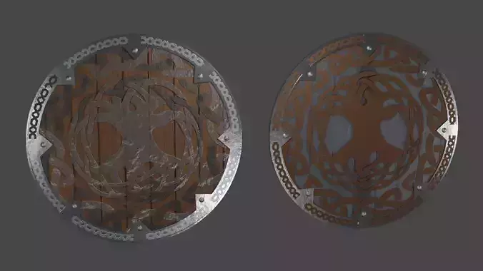 Viking Shield - Jotunheim 3D model