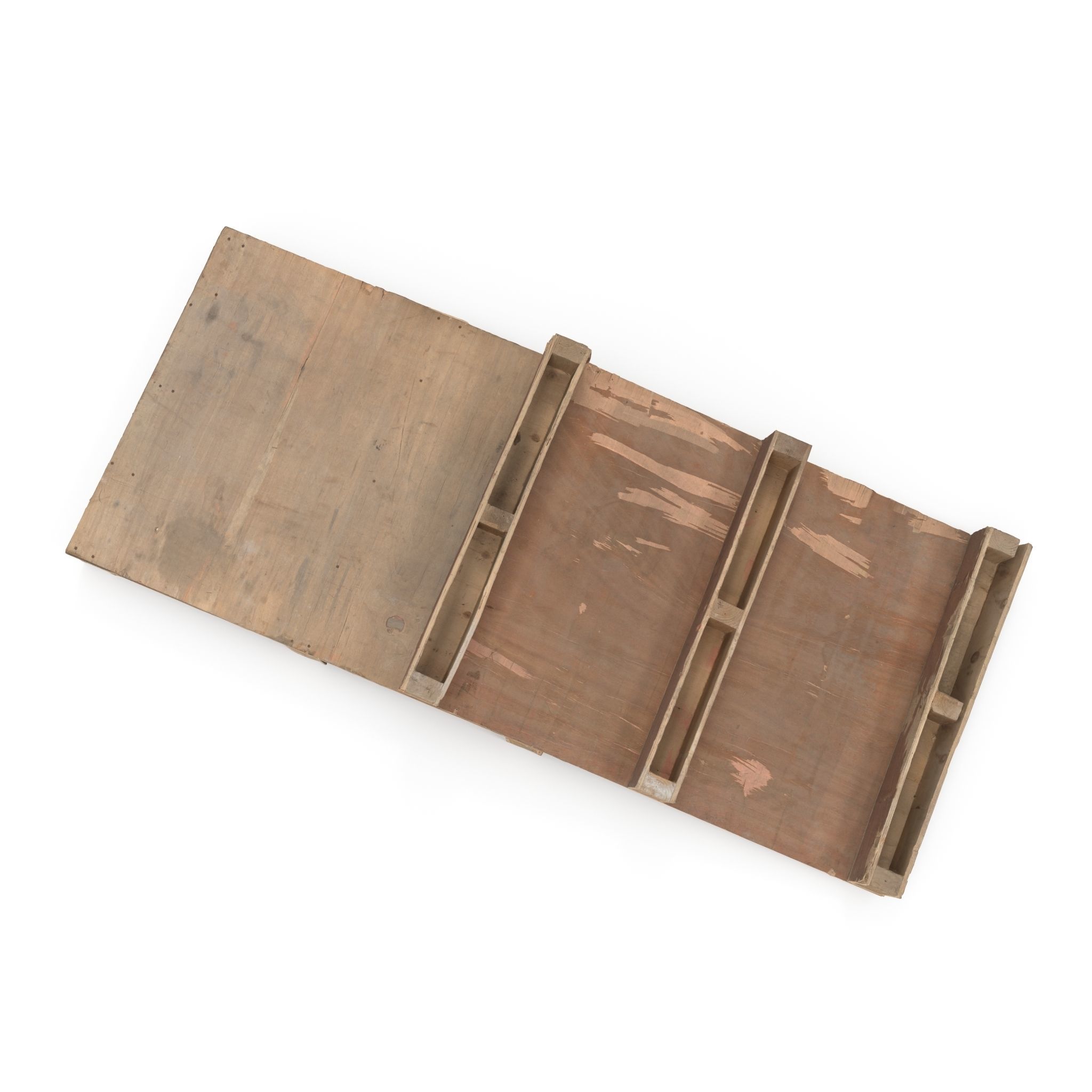 Wooden Pallet 2 Low-poly 3D model_9