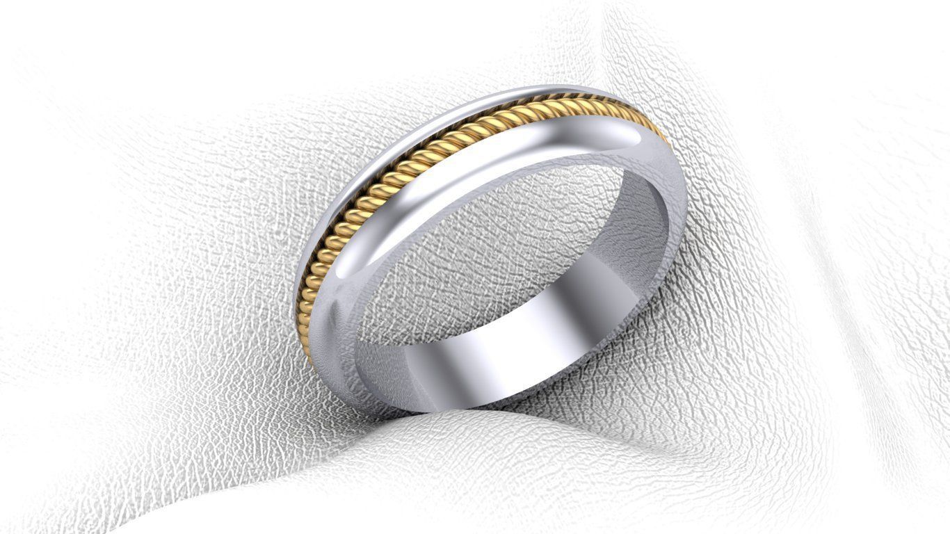 High jewelry men ring 3D print model Free 3D print model_2