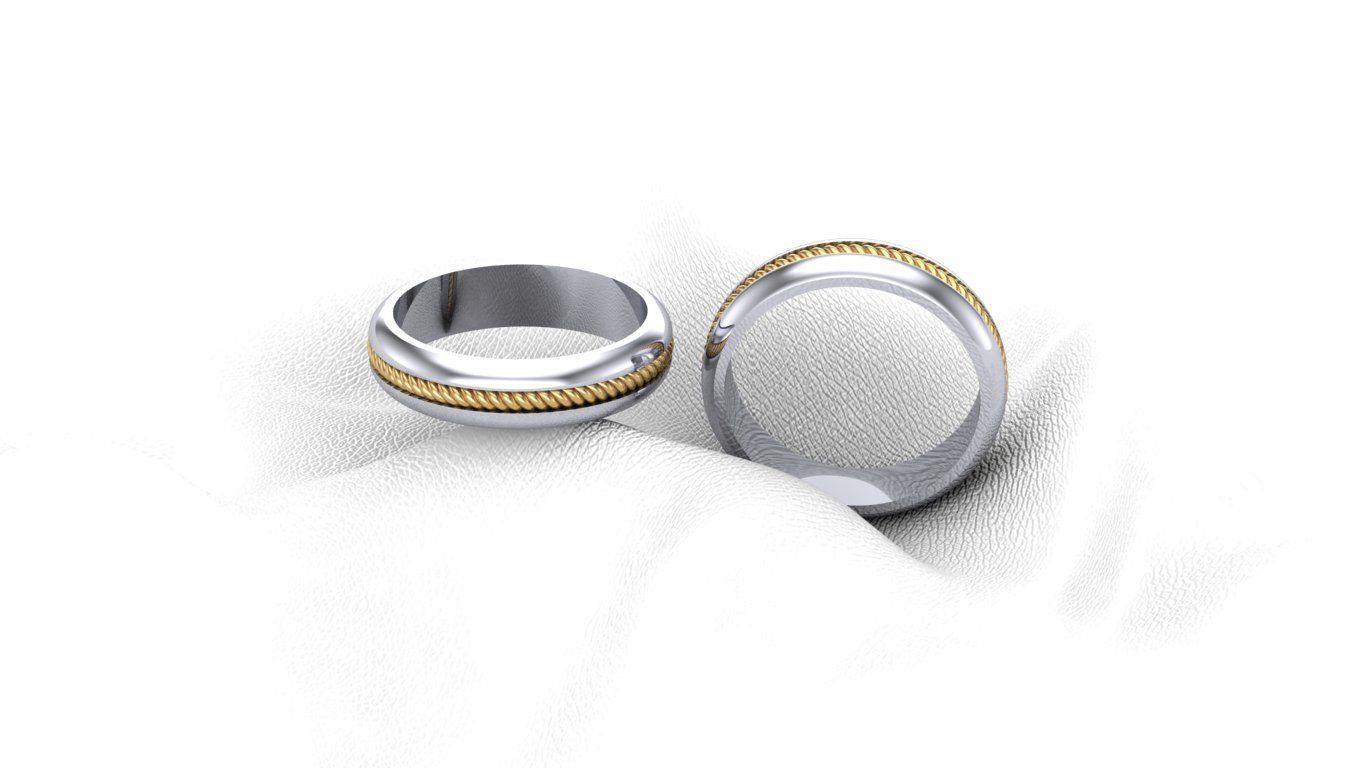 High jewelry men ring 3D print model Free 3D print model_6