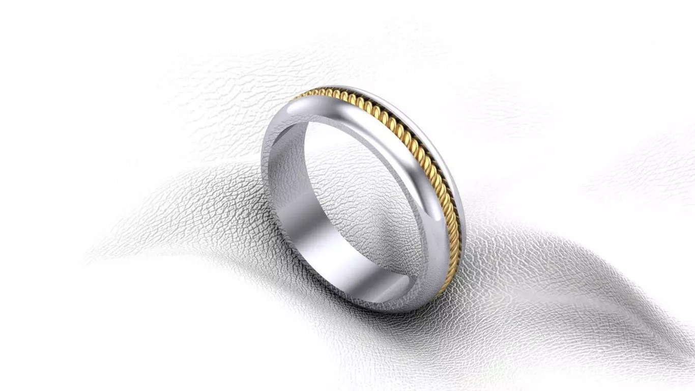 High jewelry men ring 3D print model Free 3D print model_0