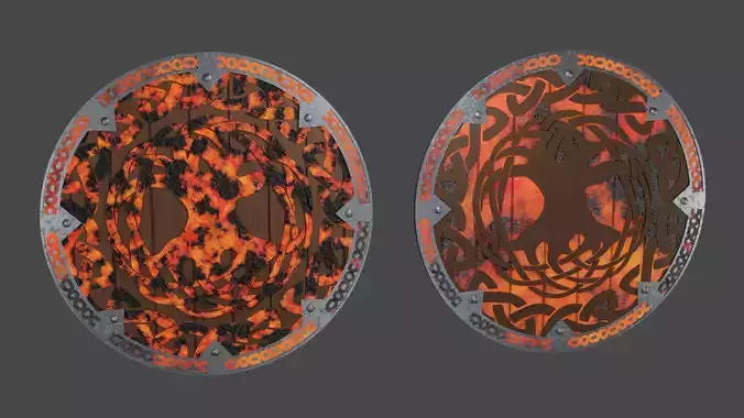 Viking Shield - Muspelheim