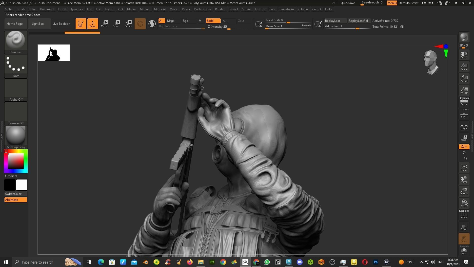 robotic crab special force solider 3D model_12