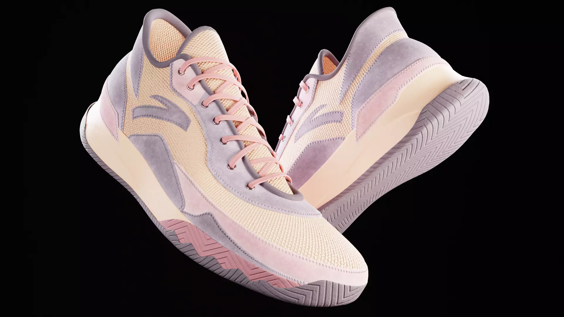 Athletic Sneakers v3 3D model