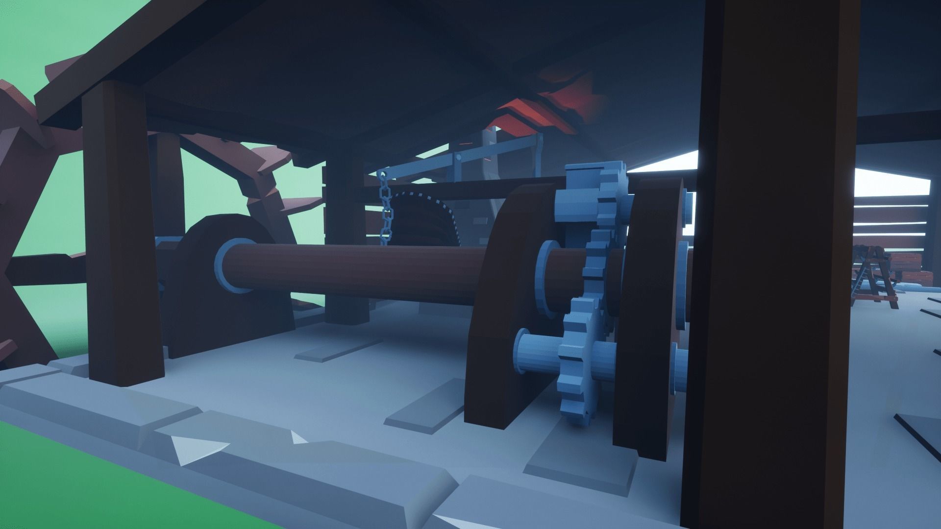 Forge Low-poly 3D model_12