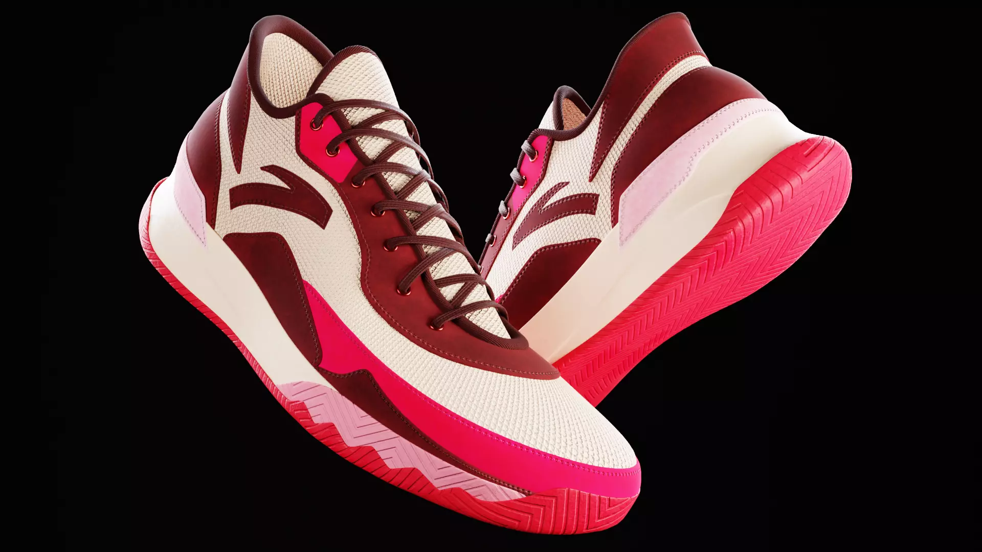 Athletic Sneakers v6 3D model