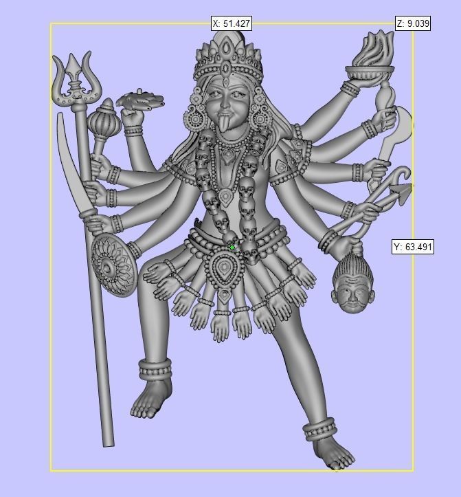 KALI MAA 3D print model_3