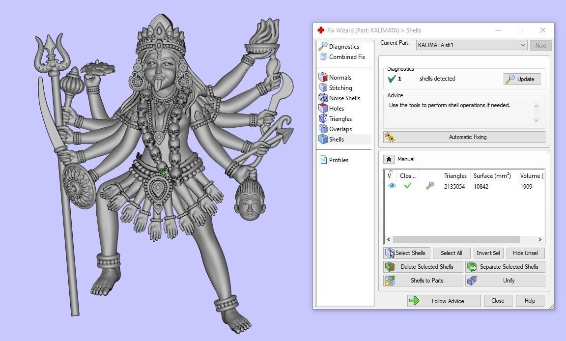 KALI MAA 3D print model_2