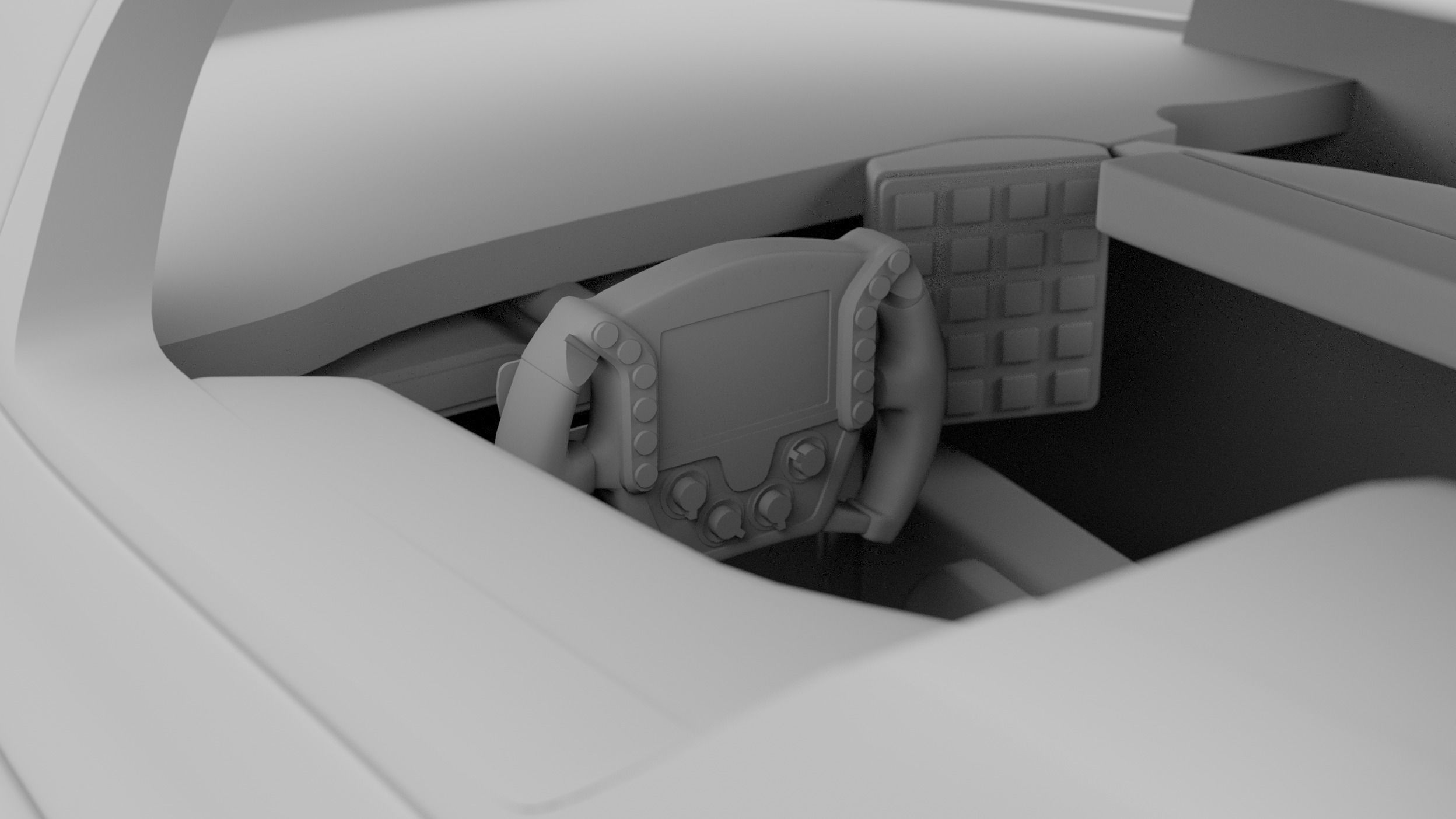 LMDh Acura - ARX-06 3D model_7