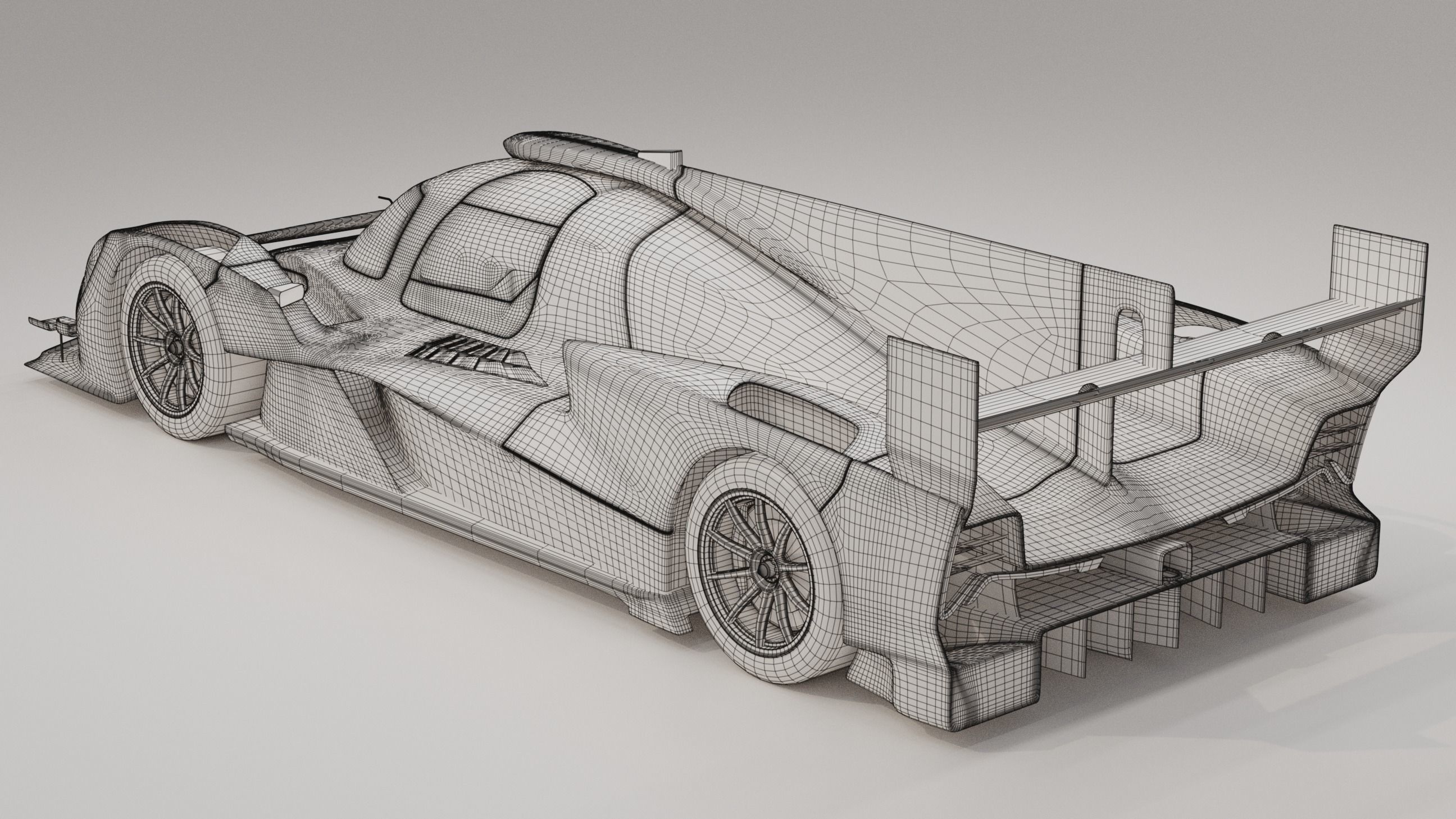 LMDh Acura - ARX-06 3D model_9