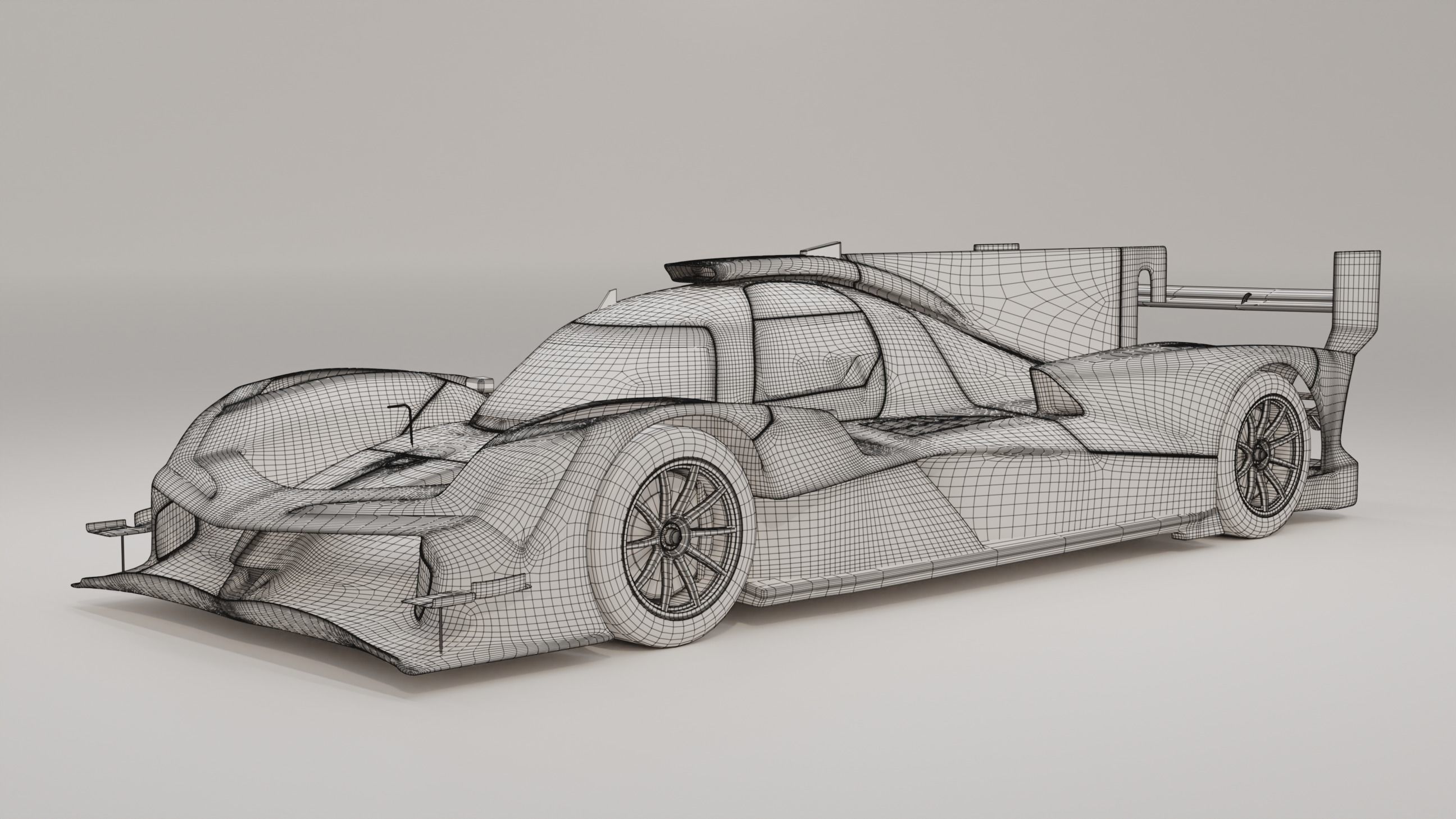 LMDh Acura - ARX-06 3D model_8
