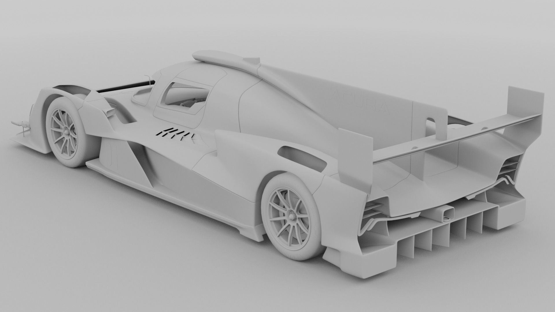 LMDh Acura - ARX-06 3D model_5